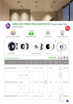 Báo giá đèn Spotlight Âm Trần 2026